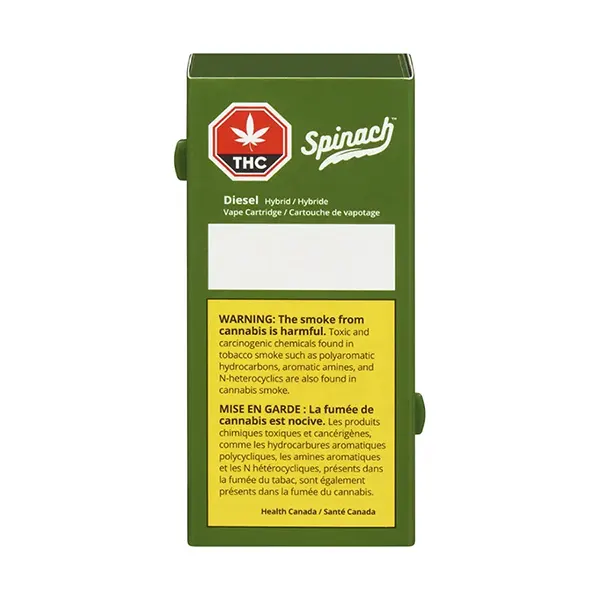 Image for Diesel 510 Thread Cartridge, cannabis 510 cartridges by Spinach