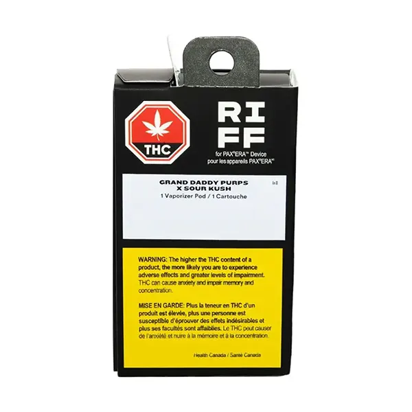 Grand Daddy Purps x Sour Kush Pax Era Pod (PAX Pods) by RIFF