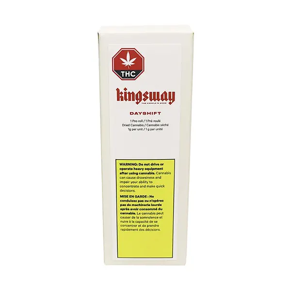 Image for Dayshift Pre-Roll, cannabis pre-rolls by Kingsway