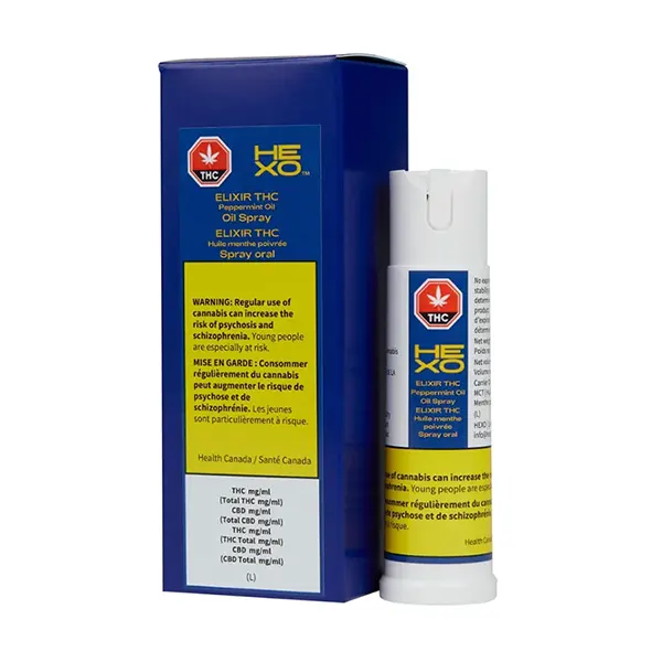 Elixir THC Peppermint Oil Oral Spray (Oral Sprays) by Hexo