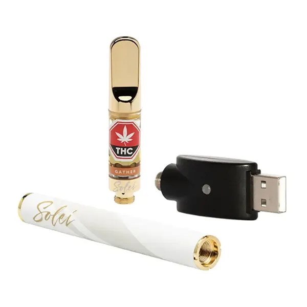 Image for Gather Fruity Splash 510 Thread Starter Kit, cannabis 510 cartridges by Solei