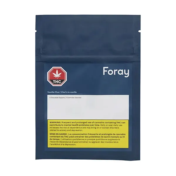Image for Vanilla Chai Milk Chocolate Square, cannabis all products by Foray