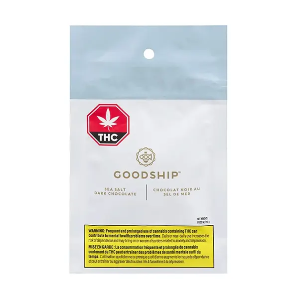 Image for Sea Salt Dark Chocolate, cannabis all products by Goodship