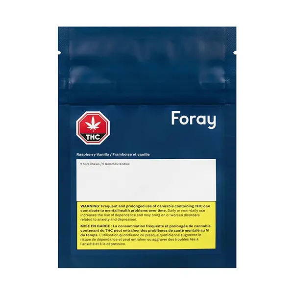 Raspberry Vanilla Soft Chews (2pc) (Gummies) by Foray
