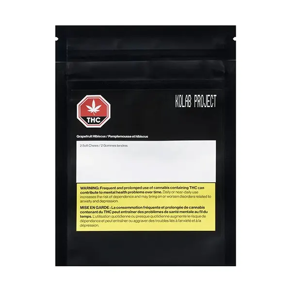 Grapefruit Hibiscus Soft Chews (2pc) (Gummies) by Kolab Project