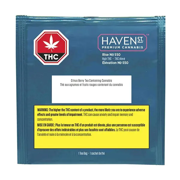 Image for No. 550 Rise Tea, cannabis beverages by Haven St. Premium Cannabis