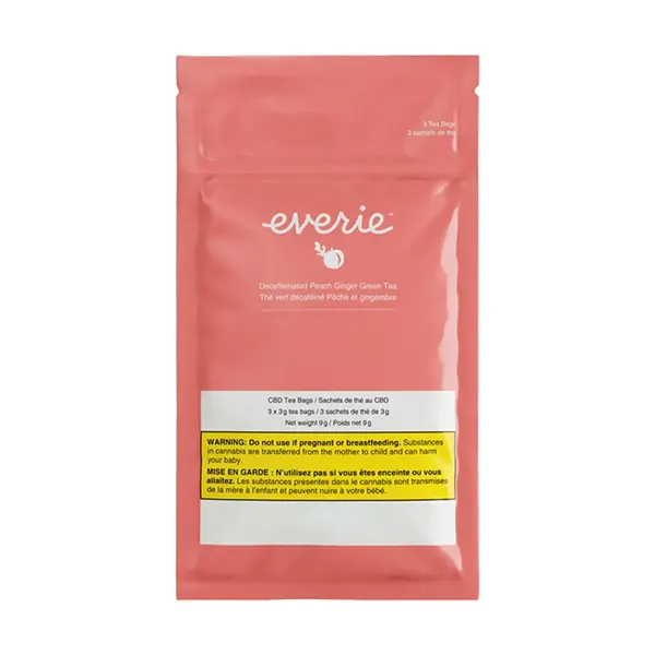 Decaffeinated Peach Ginger Green Tea (Beverages) by Everie