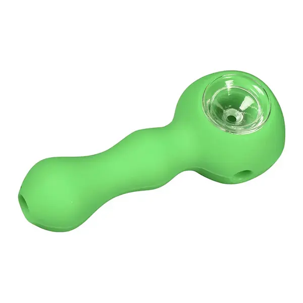 Silicone Classic Style Pipe with Lid (Bongs, Pipes, Rigs) by DabWare
