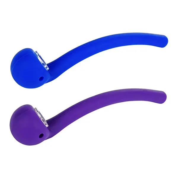 Image for Silicone Gandalf Hand Pipe /w Glass Bowl, cannabis all products by LIT Silicone