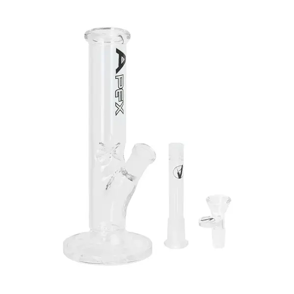 Glass Bong Straight (Bongs, Pipes, Rigs) by Apex