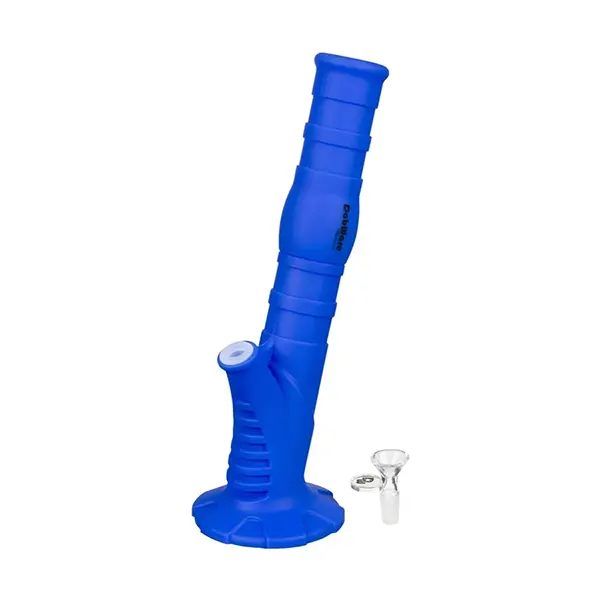 Image for Silicone 2-Piece Straight Shooter Bong, cannabis bongs, pipes, rigs by DabWare