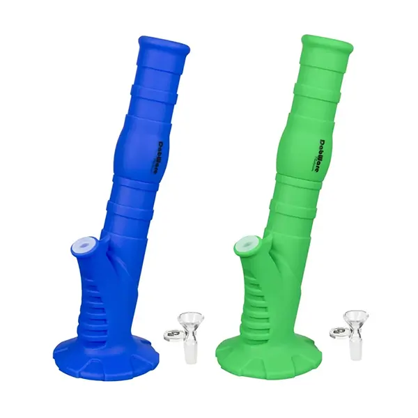 Image for Silicone 2-Piece Straight Shooter Bong, cannabis bongs, pipes, rigs by DabWare