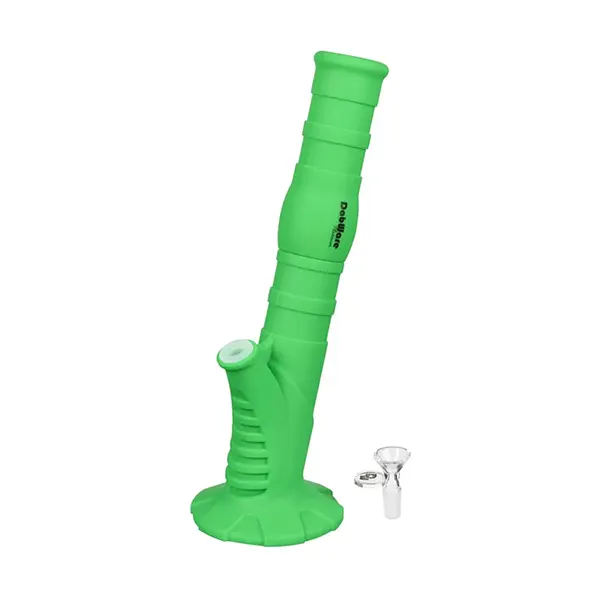 Silicone 2-Piece Straight Shooter Bong (Bongs, Pipes, Rigs) by DabWare