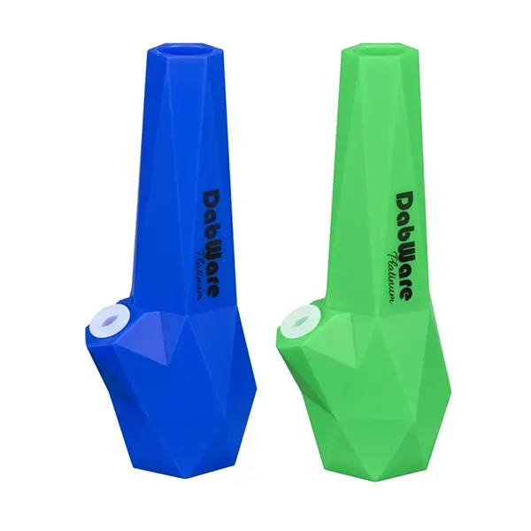 Image for Silicone Diamond Shaped Bong (10"), cannabis bongs, pipes, rigs by DabWare