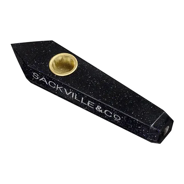 Image for Blue Goldstone Pipe, cannabis bongs, pipes, rigs by Sackville & Co.
