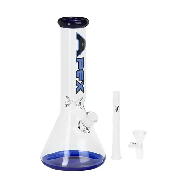 Glass Bong Full Size Beaker (Bongs, Pipes, Rigs) by Apex Glass