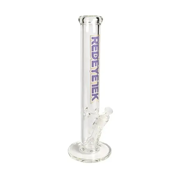 Thick Glass Water Bong /w Straight Base 15" (Bongs, Pipes, Rigs) by Red Eye Tek
