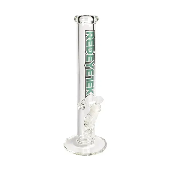 Thick Glass Water Bong /w Straight Base 15" (Bongs, Pipes, Rigs) by Red Eye Tek