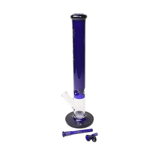 Full Colour Straight Tube 18" (Bongs, Pipes, Rigs) by Hoss Glass