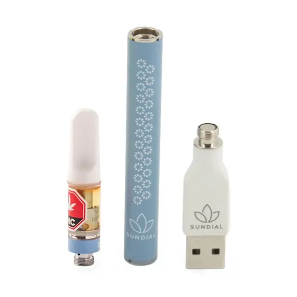 Product image for Calm Zen Berry 510 Thread Cartridge Starter Kit, Cannabis Vapes by Sundial