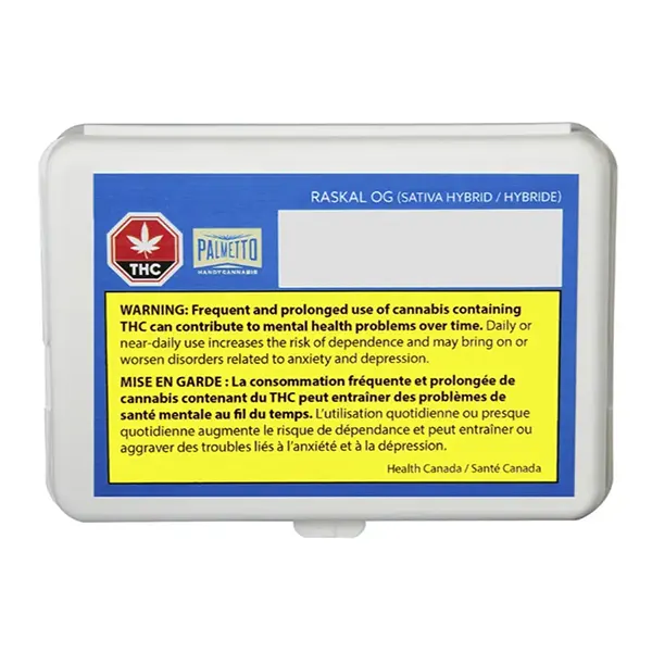 Image for Raskal OG 510 Thread Cartridge, cannabis 510 cartridges by Palmetto