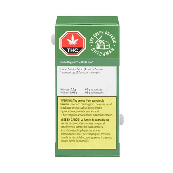 Image for Unite Organic 510 Thread Cartridge, cannabis all products by TGOD