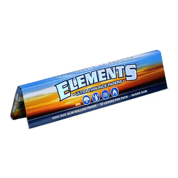 Image for Thin Rice Rolling Papers - King Size, cannabis all products by Elements