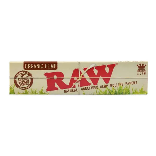 Organic Hemp King Size Rolling Papers (Papers, Trays, Cones) by Raw