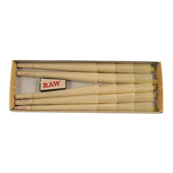 Natural Unrefined Hemp Pre-rolled Cones (Papers, Trays, Cones) by Raw