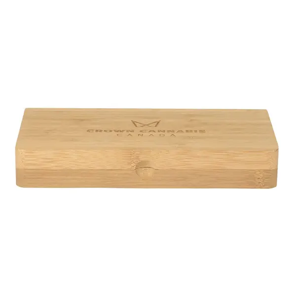 Bamboo Rolling Tray (Rolling Papers, Cones) by Crown Cannabis Canada