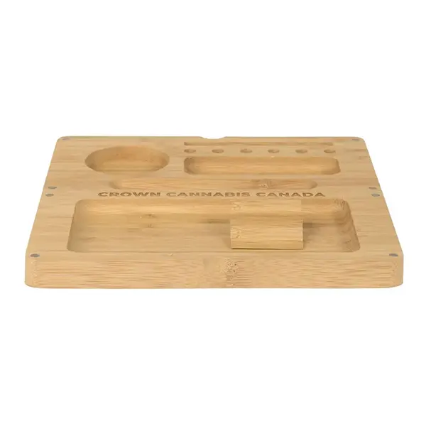 Image for Bamboo Rolling Tray, cannabis papers, trays, cones by Crown Cannabis Canada