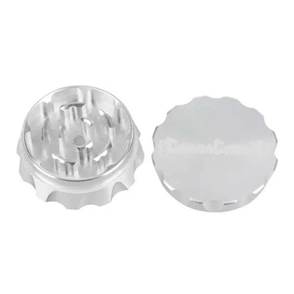 Image for Grooved Grinder 2-pc, cannabis grinders, shredders by CannaCrush