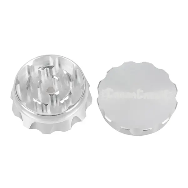 Grooved Grinder 2-pc (Grinders, Shredders) by CannaCrush
