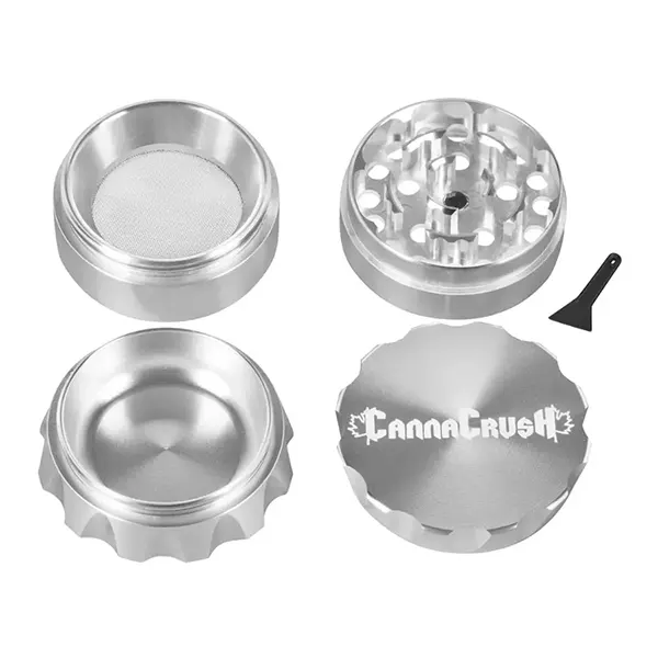 Image for Grooved Grinder 4-pc, cannabis all categories by CannaCrush