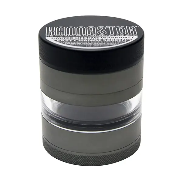 Solid Top & Jar Body Grinder 4-pc /w Screen (Grinders, Shredders) by Kannastor