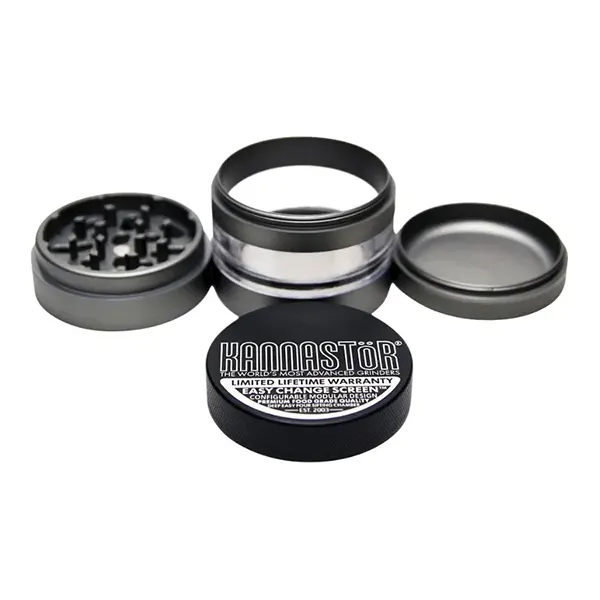 Image for Solid Top & Jar Body Grinder 4-pc /w Screen, cannabis all categories by Kannastor