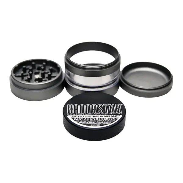 Image for Solid Top & Jar Body Grinder 4-pc /w Screen, cannabis all products by Kannastor