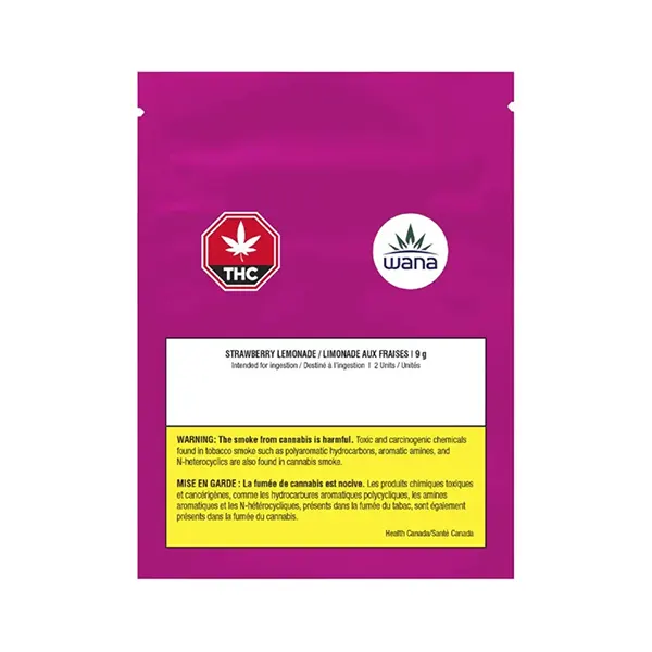 Image for Strawberry Lemonade 1:1 Sour Soft Chews, cannabis all products by Wana