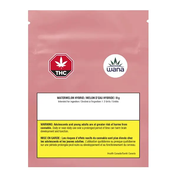 Image for Watermelon Sour Soft Chews, cannabis all products by Wana