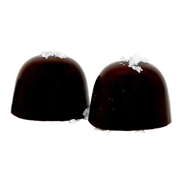 Image for CBD Dark Chocolate Salted Caramel, cannabis chocolates by Fireside