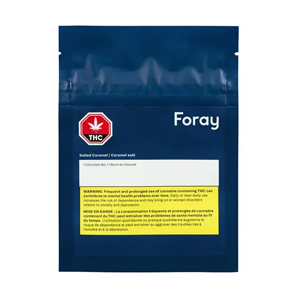 Image for Salted Caramel Chocolate Bar, cannabis all products by Foray
