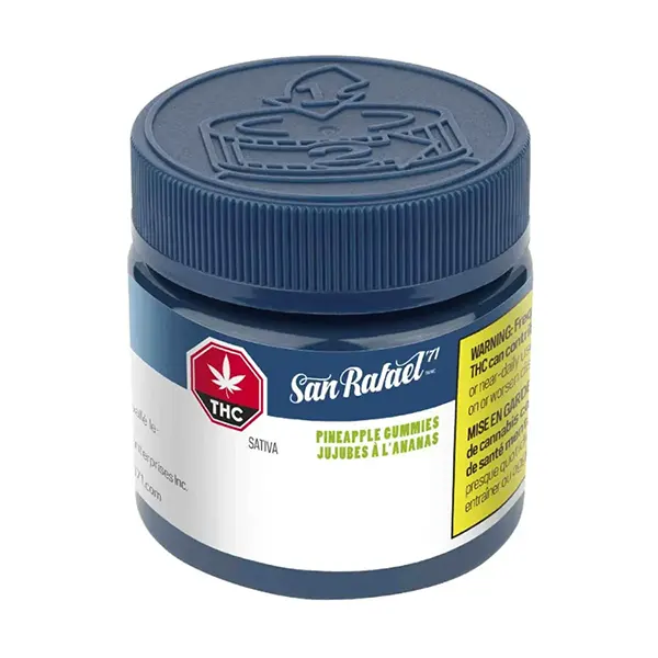 Image for Pineapple Soft Chews 4pc, cannabis gummies by San Rafael '71