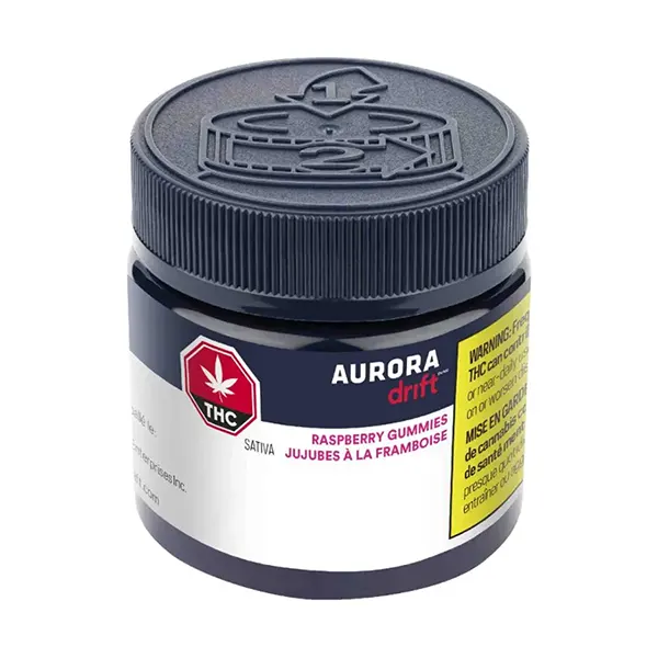 Image for Raspberry Soft Chews (4pc), cannabis soft chews, candy by Aurora Drift