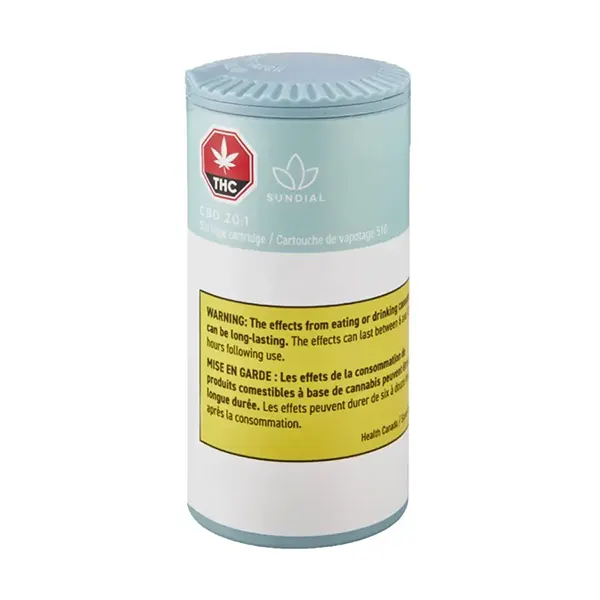 Image for 20:1 CBD 510 Thread Cartridge, cannabis all products by Sundial