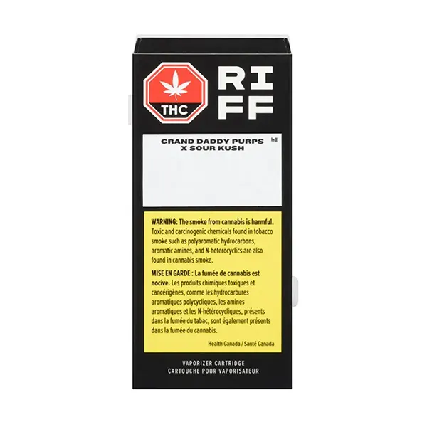 Image for Grand Daddy Purps x Sour Kush 510 Thread Cartridge, cannabis all products by RIFF