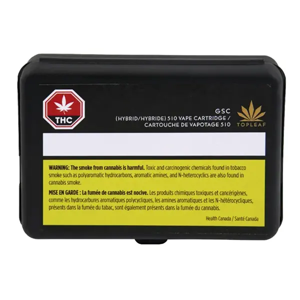 Image for GSC 510 Thread Cartridge, cannabis 510 cartridges by Top Leaf