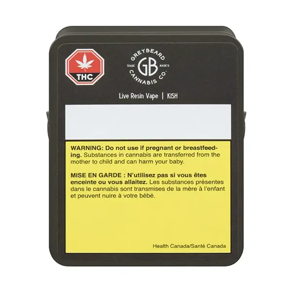 Image for KISH Live Resin 510 Thread Cartridge, cannabis 510 cartridges by Greybeard