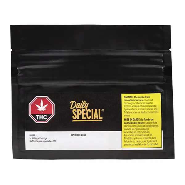 Image for Super Sour Diesel 510 Thread Cartridge, cannabis all products by Daily Special