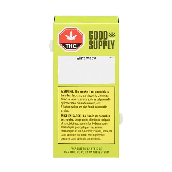 Image for White Widow 510 Thread Cartridge, cannabis 510 cartridges by Good Supply