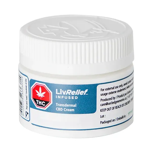 Image for Transdermal CBD Cream, cannabis topicals, creams by LivRelief